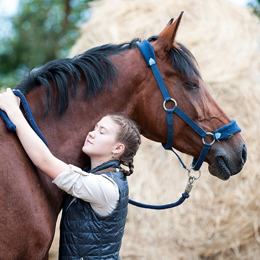 Girl with horse